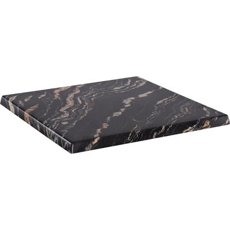 ΕΠΙΦΑΝΕΙΑ ΤΡΑΠΕΖΙΟΥ WERZALIT 80Χ80Χ3.5εκ. BLACK GOLD MARBLE HM5231.15