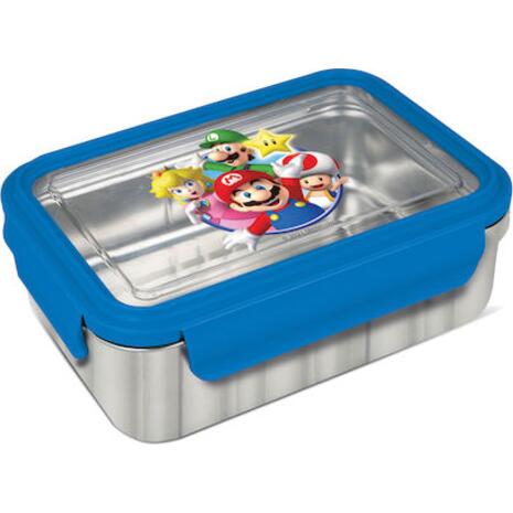 Δοχείο φαγητού Stor Stainless Steel &  PP Super Mario 670ml (530-21465)