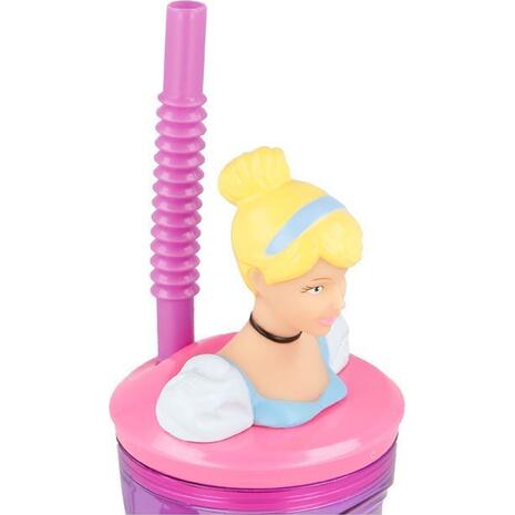 Ποτήρι πλαστικό Stor 3D Disney Princess 360ml (530-51266)