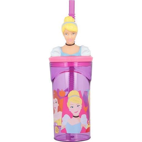 Ποτήρι πλαστικό Stor 3D Disney Princess 360ml (530-51266)