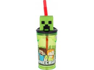 Ποτήρι πλαστικό Stor 3D Minecraft 360ml (530-40466)