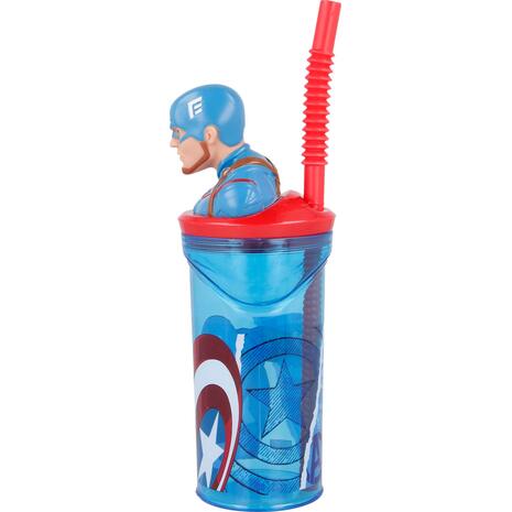 Ποτήρι πλαστικό Stor 3D Avenger Comic Heroes 360ml (530-57766)