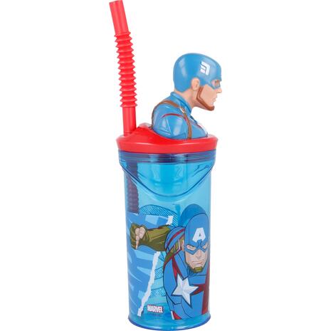 Ποτήρι πλαστικό Stor 3D Avenger Comic Heroes 360ml (530-57766)