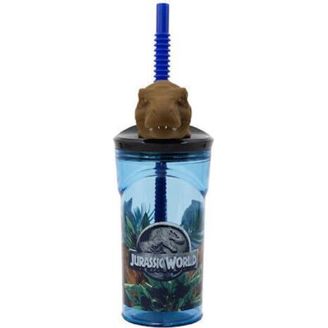 Ποτήρι πλαστικό Stor 3D Jurassic World Franchise 360ml (530-14666)