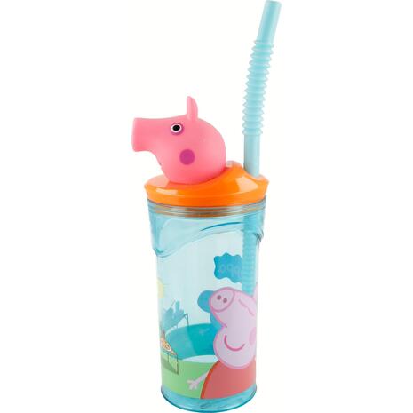 Ποτήρι πλαστικό Stor 3D Peppa Pig Core 360ml (530-48666)