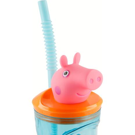 Ποτήρι πλαστικό Stor 3D Peppa Pig Core 360ml (530-48666)