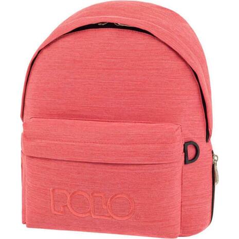Τσάντα πλάτης 1+1 θέσεων POLO Mini Coral - Κοραλί (9-01-067-3601 2023)