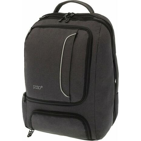 Τσάντα Πλάτης για laptop και tablet Polo Tectonic Black - Μαύρο (9-02-002-2000 2023)
