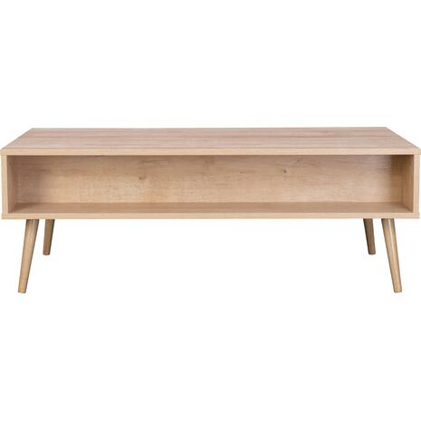 ΤΡΑΠΕΖΙ ΣΑΛΟΝΙΟΥ ΜΕΛΑΜΙΝΗΣ COLM RATTAN HM9224.11 ΣΕ ΦΥΣΙΚΟ ΧΡΩΜΑ 110x59x39,5Yεκ.