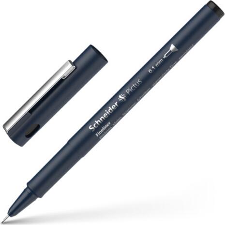 Μαρκαδόρος σχεδίου Schneider Fineliner Pictus 0.1mm μαύρο (Μαύρο)