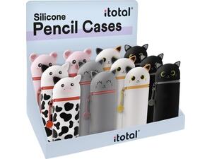 Κασετίνα βαρελάκι Total gift cute animals silicone σε διάφορα σχέδια (XL2486A)