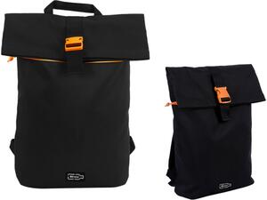 Σακίδιο πλάτης Total backpack Rpet black/orange 26lt