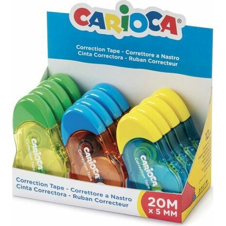 Διορθωτική ταινία Carioca 5mmx20m σε διάφορα χρώματα (42094)