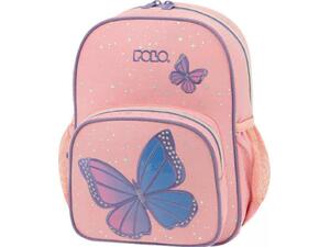 Τσάντα πλάτης νηπίου 1+1 θέσεων Polo Junior Little Pink Butterfly (9-01-040-8227 2023).