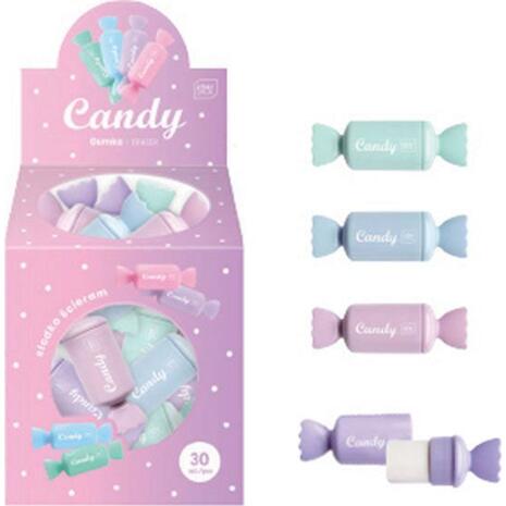 Γόμα Interdruk Candy Pastel σε διάφορα χρώματα (1 τεμάχιο) (312686)