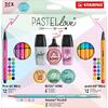 Σετ μαρκαδόροι Stabilo Pastel Love Mini 68, 88, Boss, Pencil (συσκευασία 35 τεμαχίων)