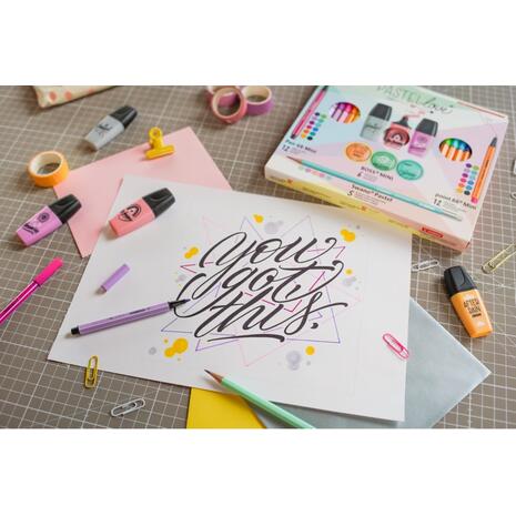 Σετ μαρκαδόροι Stabilo Pastel Love Mini 68, 88, Boss, Pencil (συσκευασία 35 τεμαχίων)