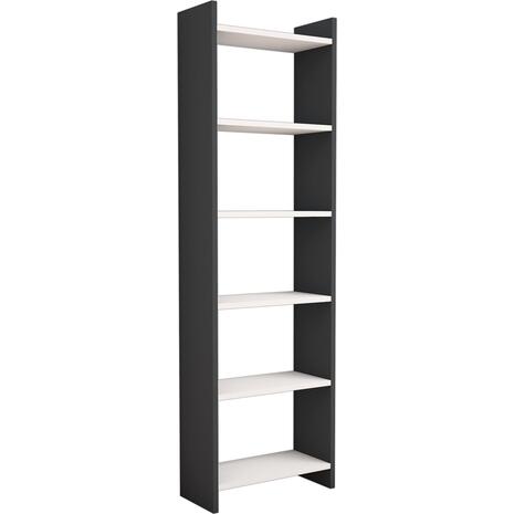 ΒΙΒΛΙΟΘΗΚΗ CLASSIKER HM9226.13 ΜΕΛΑΜΙΝΗΣ ΓΚΡΙ-ΛΕΥΚΟ 48,5x22x160Υεκ.