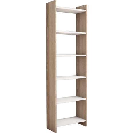 ΒΙΒΛΙΟΘΗΚΗ CLASSIKER HM9226.12 ΜΕΛΑΜΙΝΗΣ SONΟMA-ΛΕΥΚΟ 48,5x22x160Υεκ.