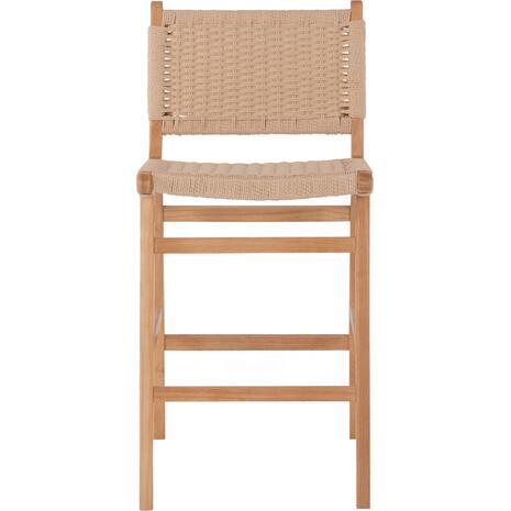 ΣΚΑΜΠΟ ΜΕΣΑΙΟΥ ΥΨΟΥΣ HM9332.01 RUBBERWOOD & ΣΧΟΙΝΙ- ΦΥΣΙΚΟ ΧΡΩΜΑ 45x46x95Υεκ.