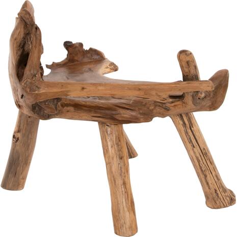 ΠΑΓΚΑΚΙ HM9348 ΑΠΟ ΜΑΣΙΦ ΞΥΛΟ TΕΑK ΦΥΣΙΚΟ 120x88x80 εκ.