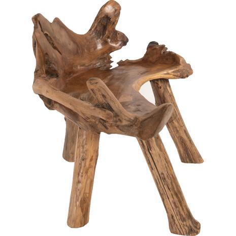 ΠΑΓΚΑΚΙ HM9348 ΑΠΟ ΜΑΣΙΦ ΞΥΛΟ TΕΑK ΦΥΣΙΚΟ 120x88x80 εκ.