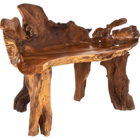 ΠΑΓΚΑΚΙ ΜΑΣΙΦ ΞΥΛΟ ΤEAK ΦΥΣΙΚΟ HM9398 130x52x80Υεκ.