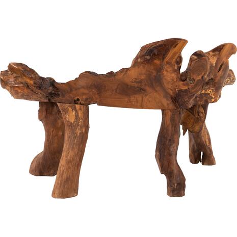 ΠΑΓΚΑΚΙ ΜΑΣΙΦ ΞΥΛΟ ΤEAK ΦΥΣΙΚΟ HM9398 130x52x80Υεκ.