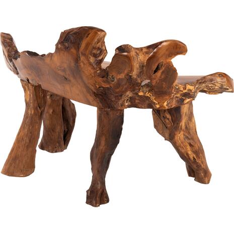 ΠΑΓΚΑΚΙ ΜΑΣΙΦ ΞΥΛΟ ΤEAK ΦΥΣΙΚΟ HM9398 130x52x80Υεκ.