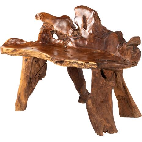 ΠΑΓΚΑΚΙ ΜΑΣΙΦ ΞΥΛΟ ΤEAK ΦΥΣΙΚΟ HM9398 130x52x80Υεκ.