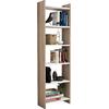 ΒΙΒΛΙΟΘΗΚΗ CLASSIKER HM9226.12 ΜΕΛΑΜΙΝΗΣ SONΟMA-ΛΕΥΚΟ 48,5x22x160Υεκ.