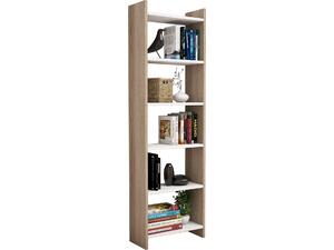 ΒΙΒΛΙΟΘΗΚΗ CLASSIKER HM9226.12 ΜΕΛΑΜΙΝΗΣ SONΟMA-ΛΕΥΚΟ 48,5x22x160Υεκ.