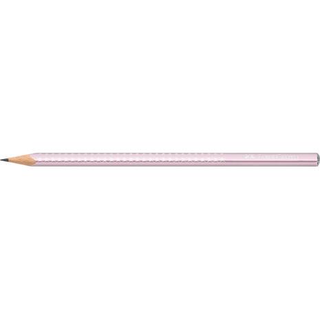 Μολύβι γραφίτη Faber Grip sparkle II Rose Metallic (118261)