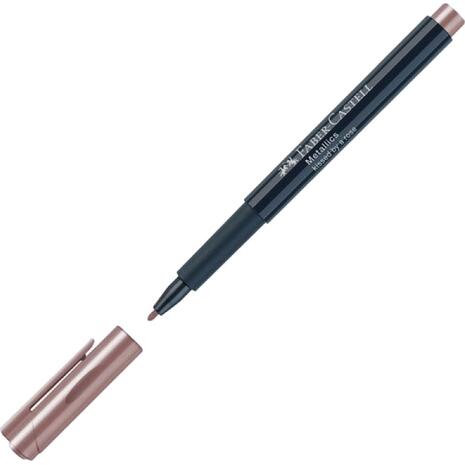 Μαρκαδόρος ανεξίτηλος Faber Castell Metallics 1.5mm ροζέ (160789)