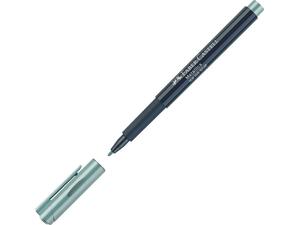 Μαρκαδόρος ανεξίτηλος Faber Castell Metallics 1.5mm σιελ (160792)