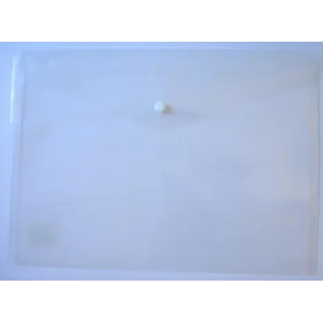 Φάκελος με κουμπί Groovy PP A3 43x30,6cm διάφανος λευκός