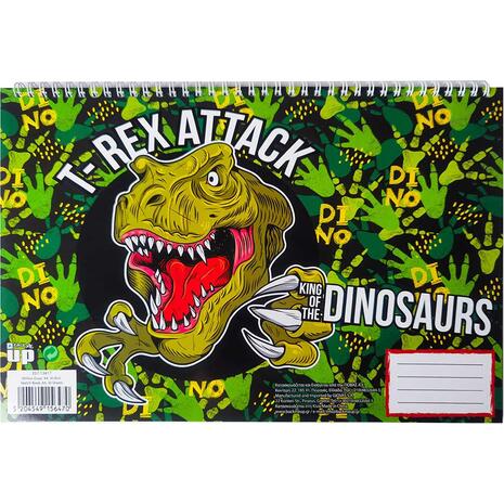 Μπλοκ ζωγραφικής BMU T-Rex A4 23x33cm 30 φύλλων (357-13417)