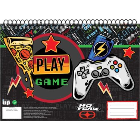 Μπλοκ ζωγραφικής BMU No Fear Play Game A4 23x33cm 30 φύλλων (348-17417)