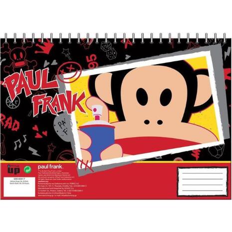 Μπλοκ ζωγραφικής BMU Paul Frank Skate A4 21x29.7cm 30Φύλλων (346-81417)