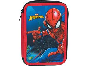 Κασετίνα διπλή GIM Spiderman Blue Net (337-04100)