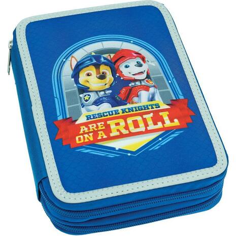 Κασετίνα γεμάτη διπλή GIM Paw Patrol Rescue Knights (334-48100)