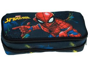 Κασετίνα οβάλ GIM Spiderman Blue Net (337-04144)