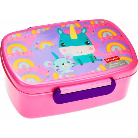 Δοχείο φαγητού Gim Micro Fisher Price Unicorn  (κατάλληλο για φούρνο μικροκυμάτων) (571-66265)