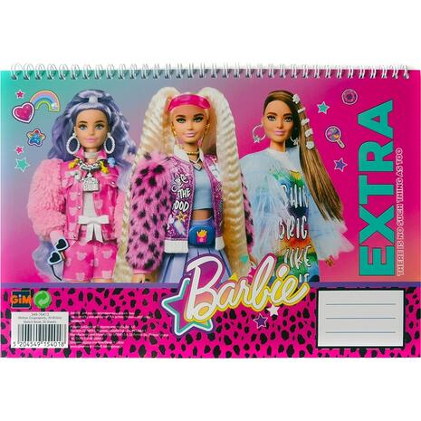 Μπλοκ Ζωγραφικής GIM Barbie A4 21x29.7cm 30 φύλλων (349-76413)