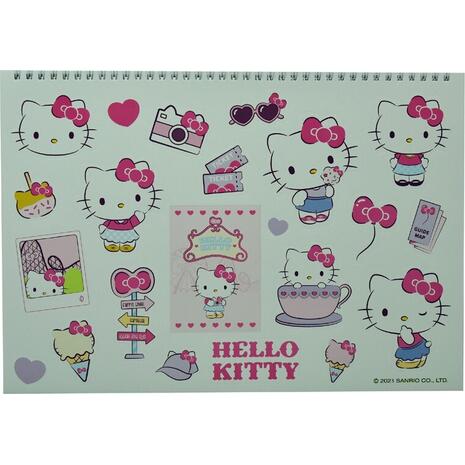 Μπλοκ Ζωγραφικής GIM Frozen Hello KittyA4 21x29.7cm 40 φύλλων (335-71416)