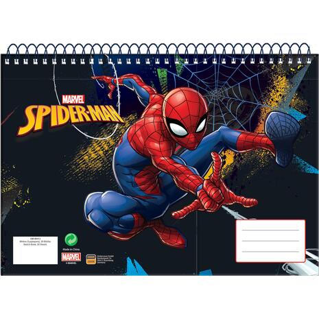 Μπλοκ Ζωγραφικής GIM Spiderman A4 21x29.7cm 30 φύλλων (337-04413)