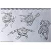 Μπλοκ Ζωγραφικής GIM Ninja Turtles Α4 23x33cm 40 φύλλων με αυτοκόλλητα (334-26416)