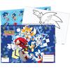 Μπλοκ Ζωγραφικής GIM Sonic Classic Α4 23x33cm 40 φύλλων με αυτοκόλλητα (334-81416)