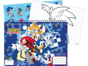 Μπλοκ Ζωγραφικής GIM Sonic Classic Α4 23x33cm 40 φύλλων με αυτοκόλλητα (334-81416)