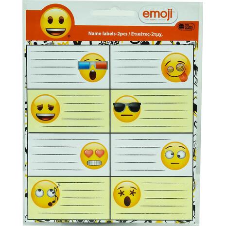 Σχολικές ετικέτες GIM Emoji (συσκευασία 16 ετικετών) (775-50046)